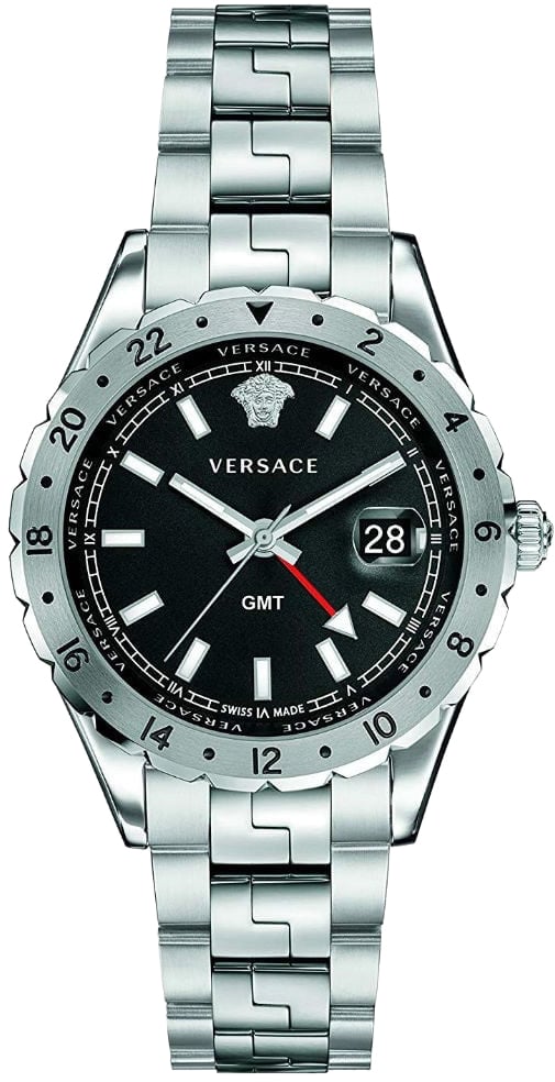 Versace V11020015 Hellenyium GMT heren horloge Zwart