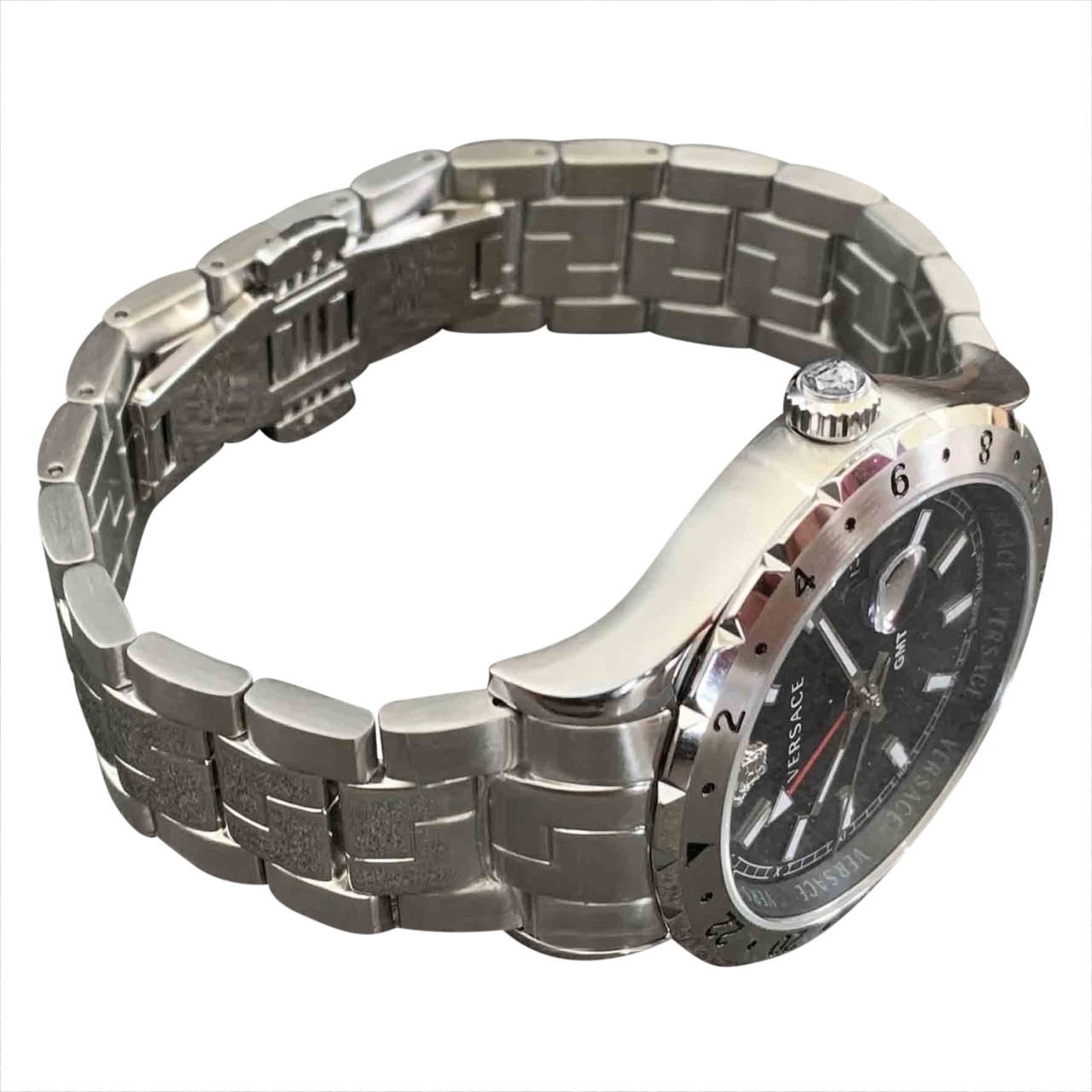Versace V11020015 Hellenyium GMT heren horloge Zwart