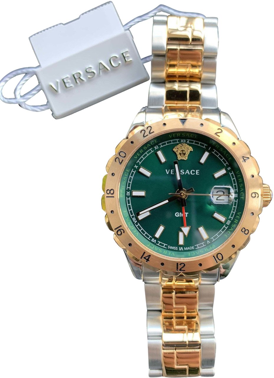 Versace V11050016 Hellenyium heren horloge 42 mm Groen