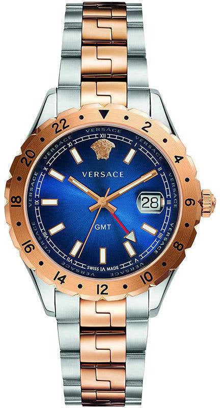 Versace Versace Hellenyium GMT Swis Made Herenhorloge Saffier 42mm V1106 0017 Divers