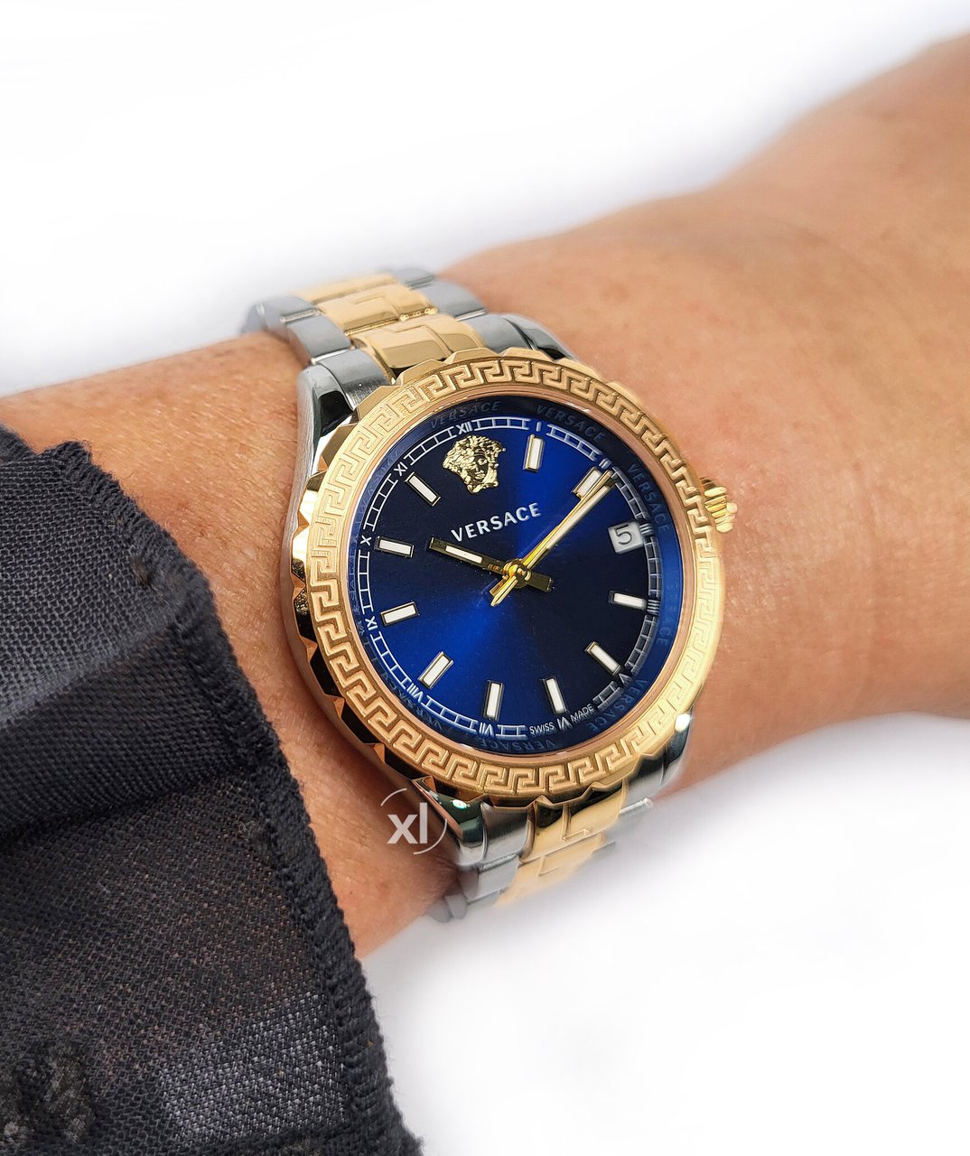 Versace V12060017 Hellenyium dames horloge Blauw