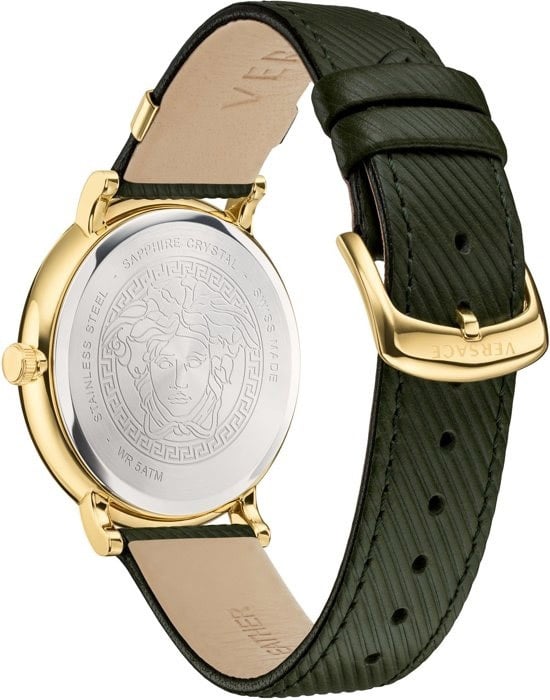 Versace VBQ030017 V-Circle Manifesto heren horloge 42 mm Goud