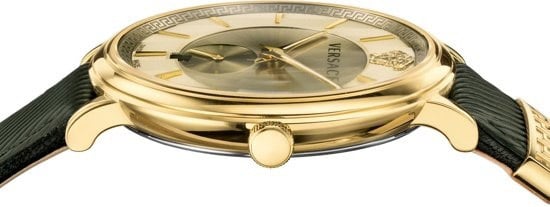Versace VBQ030017 V-Circle Manifesto heren horloge 42 mm Goud