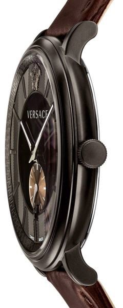 Versace VBQ040017 V-Circle Manifesto heren horloge 42 mm Zwart