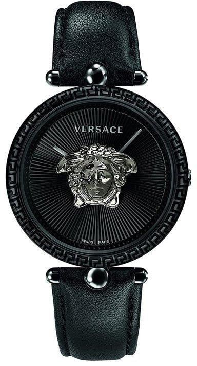Versace Versace Palazzo Empire Dameshorloge Saffier 39mm VCO050017 Zwart