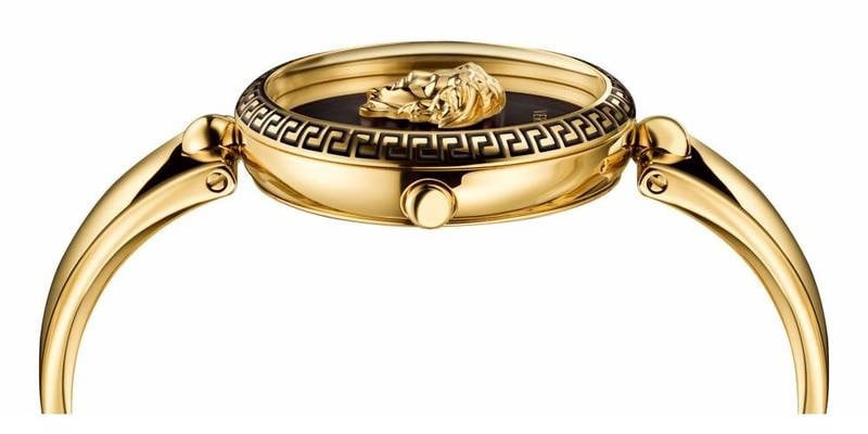 Versace VCO100017 Palazzo dames horloge 38 mm Zwart
