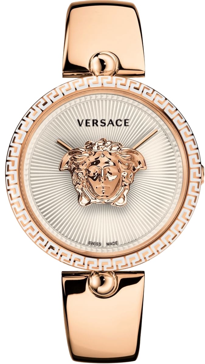 Versace VCO110017 Palazzo dames horloge 38 mm Zilver