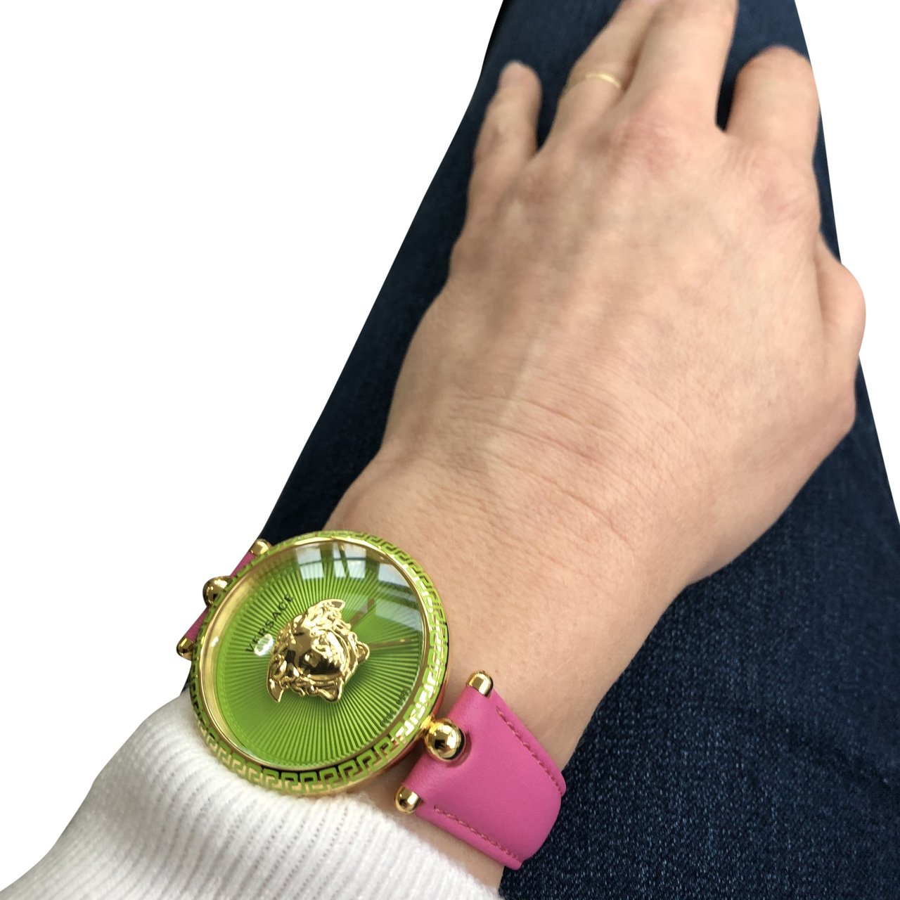 Versace VCO150017 Palazzo Empire dames horloge 39 mm Groen