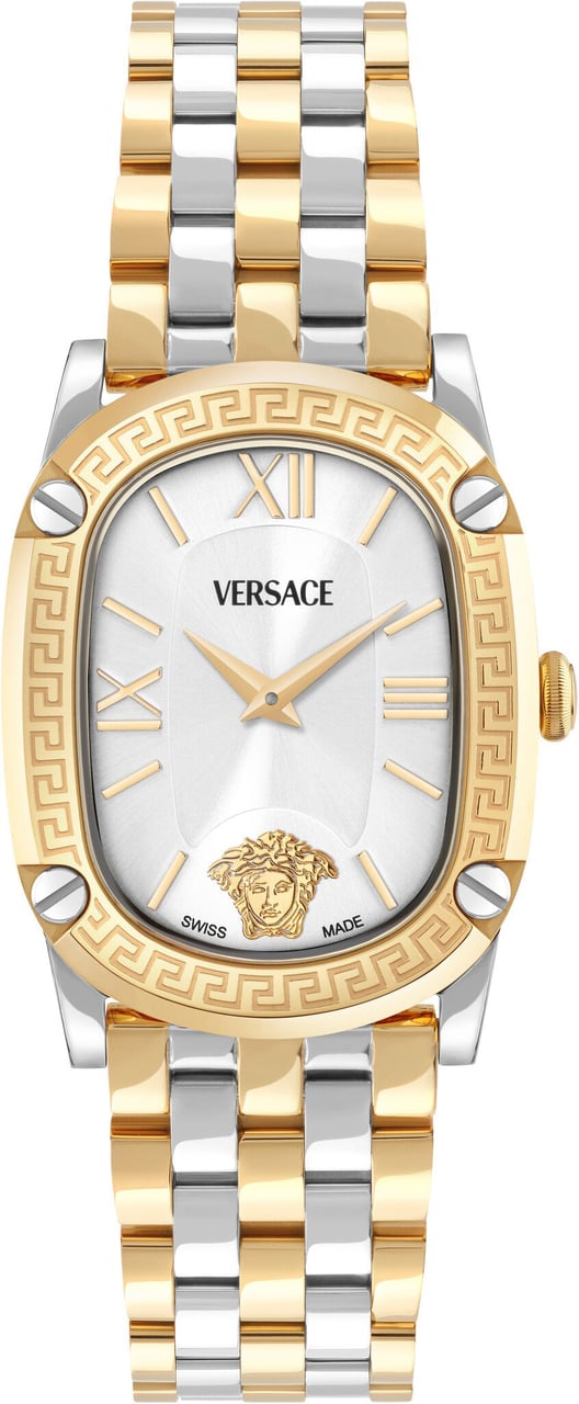 Versace VE1B01325 Greca Couture dames horloge 29 mm Wit
