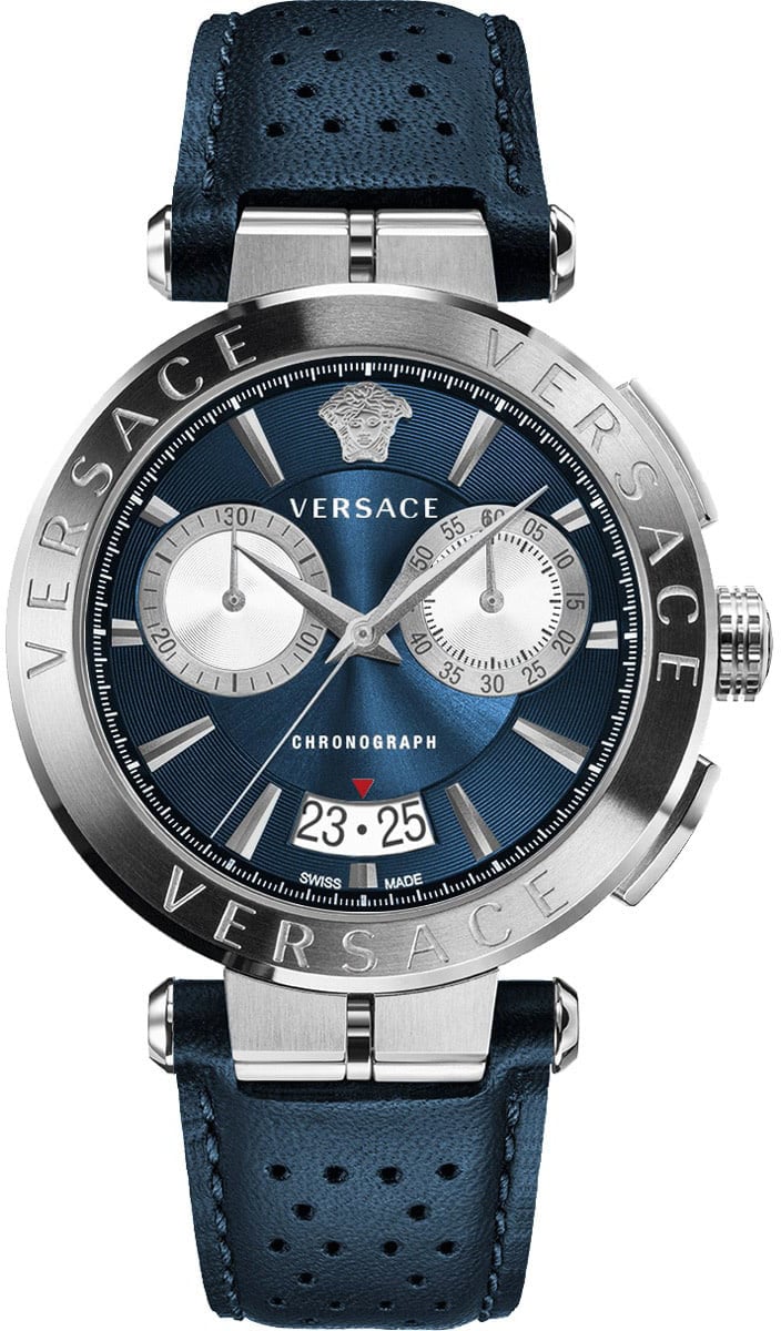 Versace VE1D02223 Aion horloge Blauw