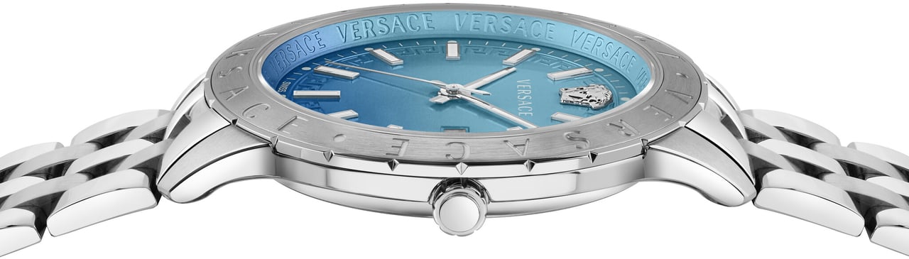 Versace VE2C01125 Univers heren horloge 43 mm Blauw