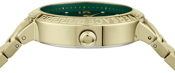Versace VE2K00621 Greca Lady dameshorloge 36 mm Groen