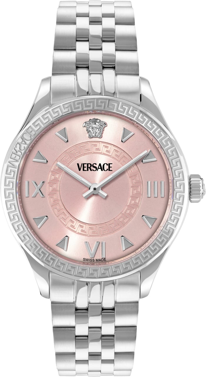 Versace VE2S00825 Hellenyium Lady dames horloge 35 mm Roze