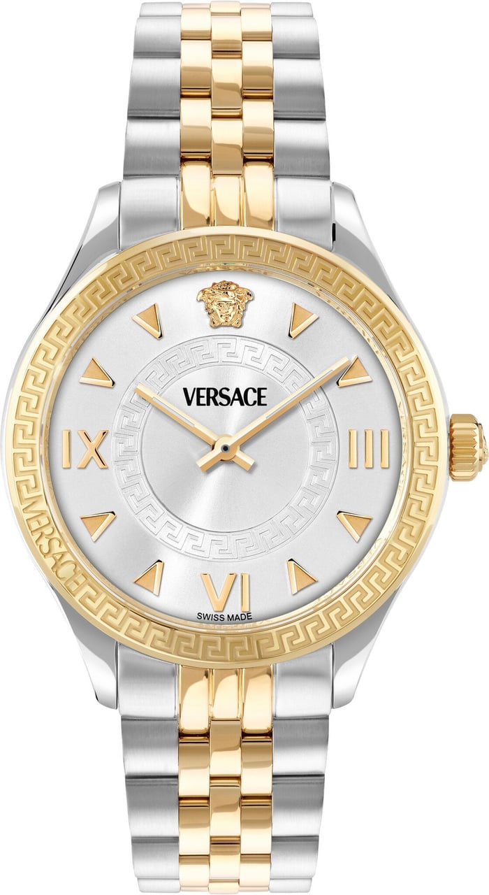 Versace VE2S01225 Hellenyium Lady dames horloge 35 mm Wit