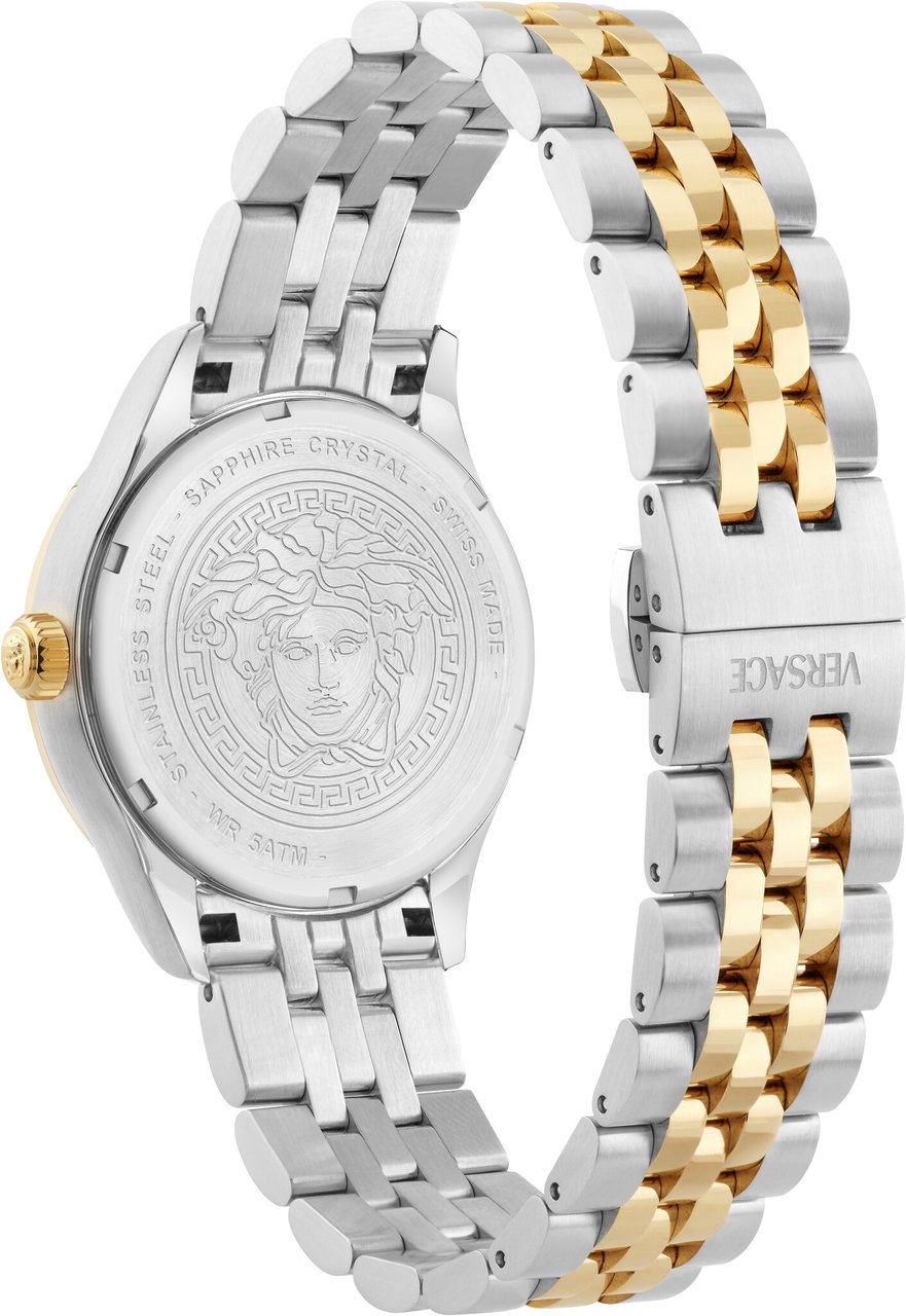Versace VE2S01225 Hellenyium Lady dames horloge 35 mm Wit