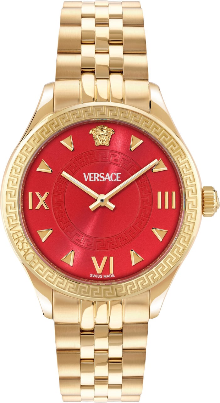 Versace VE2S01325 Hellenyium Lady dames horloge 35 mm Rood