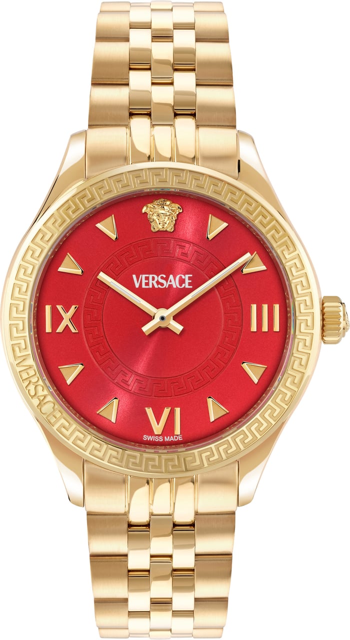 Versace VE2S01325 Hellenyium Lady dames horloge 35 mm Rood