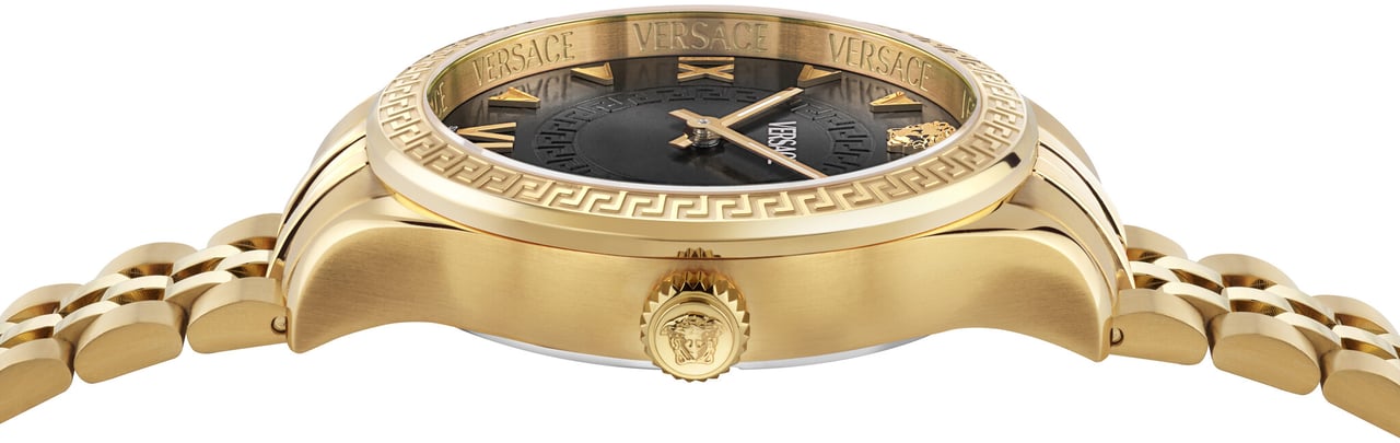 Versace VE2S01425 Hellenyium Lady dames horloge 35 mm Zwart