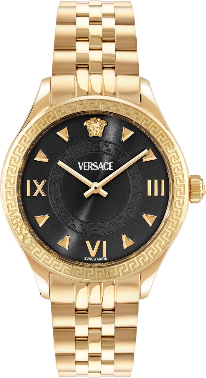 Versace VE2S01425 Hellenyium Lady dames horloge 35 mm Zwart