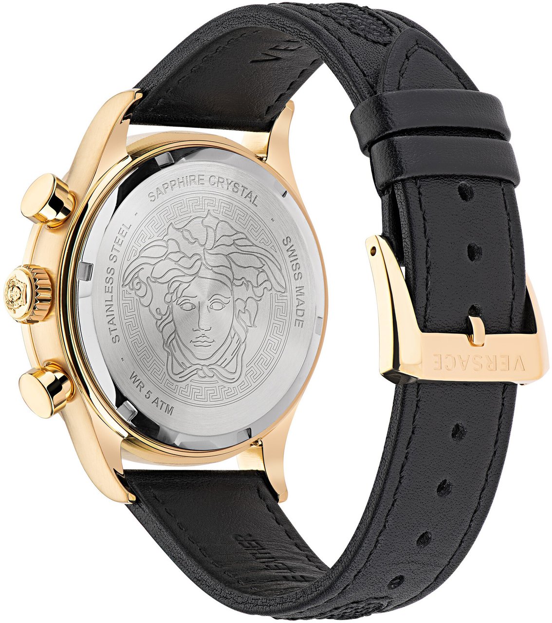 Versace VE2U00222 Hellenyium Chrono horloge 43 mm Wit