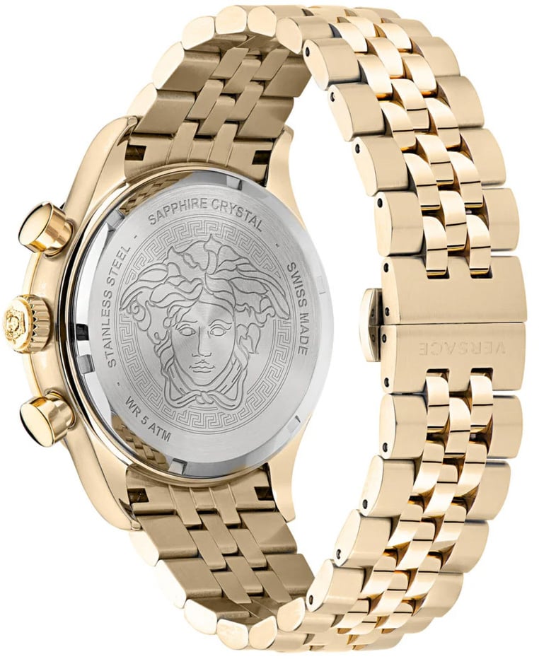 Versace VE2U01124 Hellenyium Chrono horloge 43 mm Wit