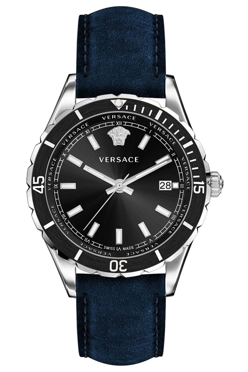 Versace VE3A00220 Hellenyium heren horloge 42 mm Zwart