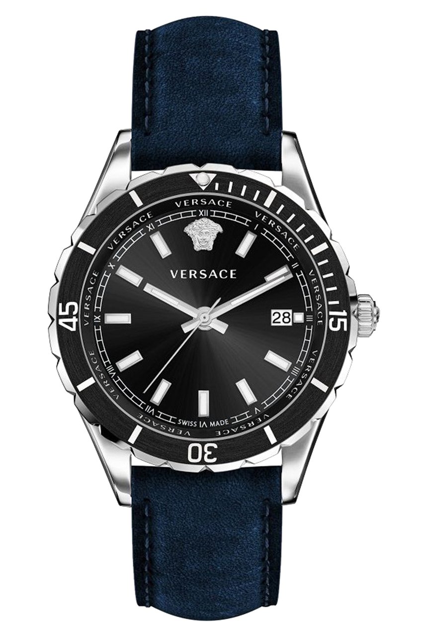 Versace VE3A00220 Hellenyium heren horloge 42 mm Zwart