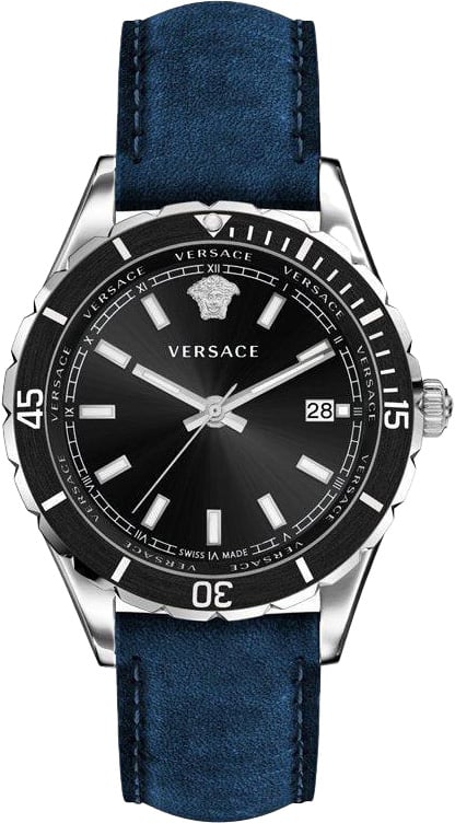 Versace Versace Hellenyium Herenhorloge Saffier 42mm VE3A00220 Blauw