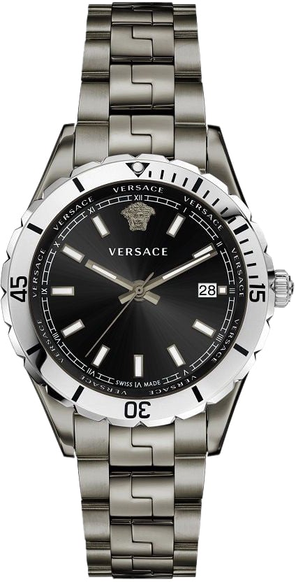 Versace VE3A00620 Hellenyium heren horloge 42 mm Zwart