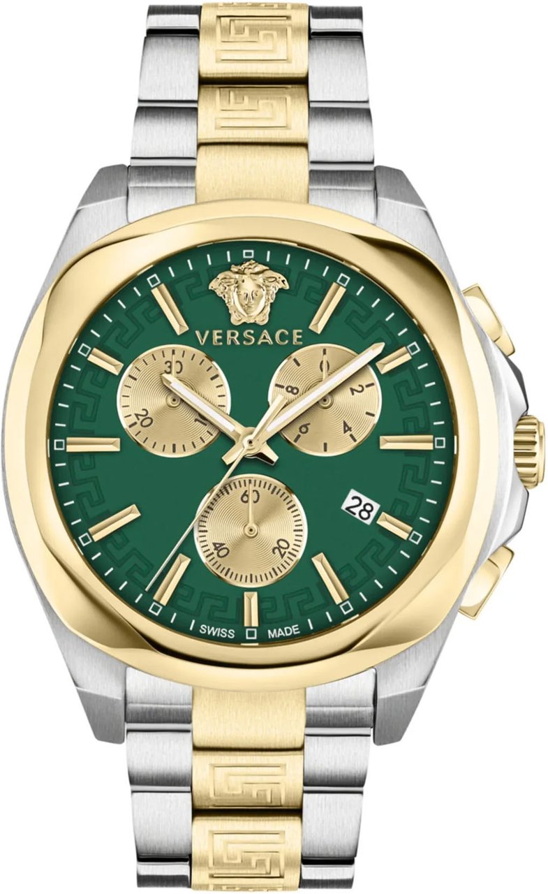 Versace VE3CA0623 Chrono Lady dameshorloge 40 mm Groen