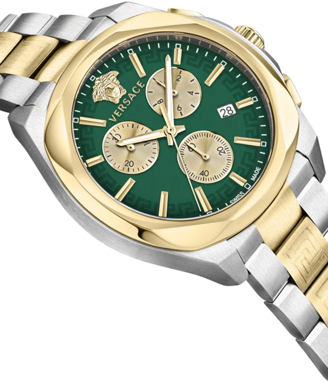 Versace VE3CA0623 Chrono Lady dameshorloge 40 mm Groen
