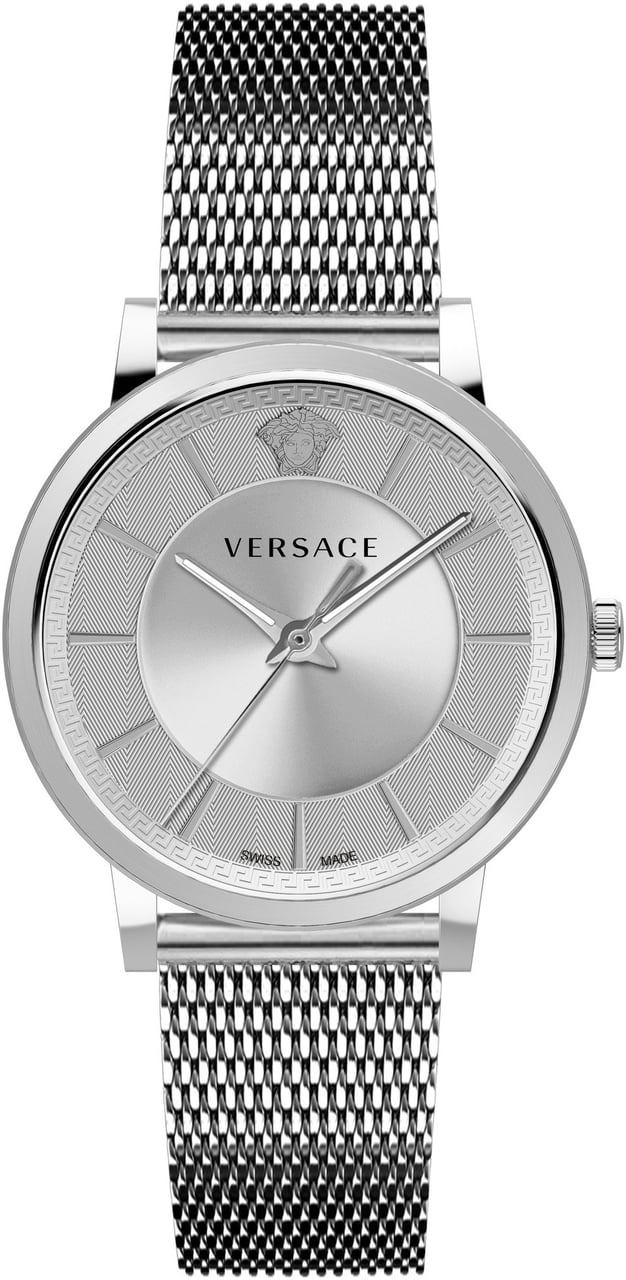 Versace VE5A00420 V-Circle heren horloge 44 mm Grijs