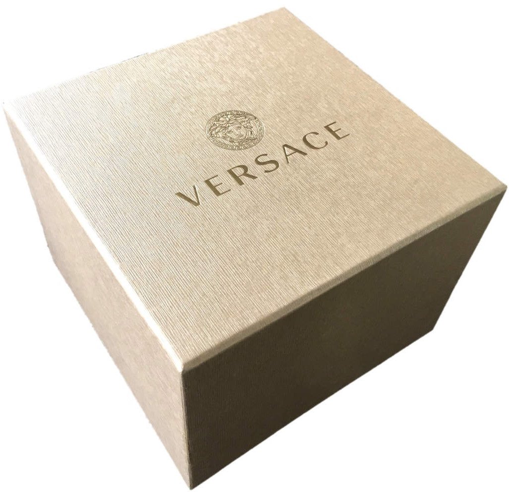 Versace VE5A00620 V-Circle heren horloge 44 mm Groen