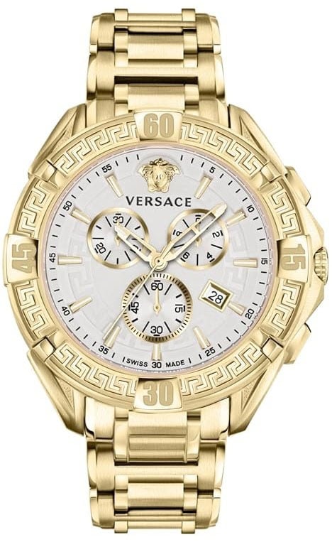 Versace VE5CA0623 Chrono Sporty horloge 46 mm Wit