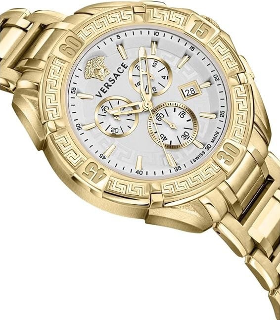 Versace VE5CA0623 Chrono Sporty horloge 46 mm Wit