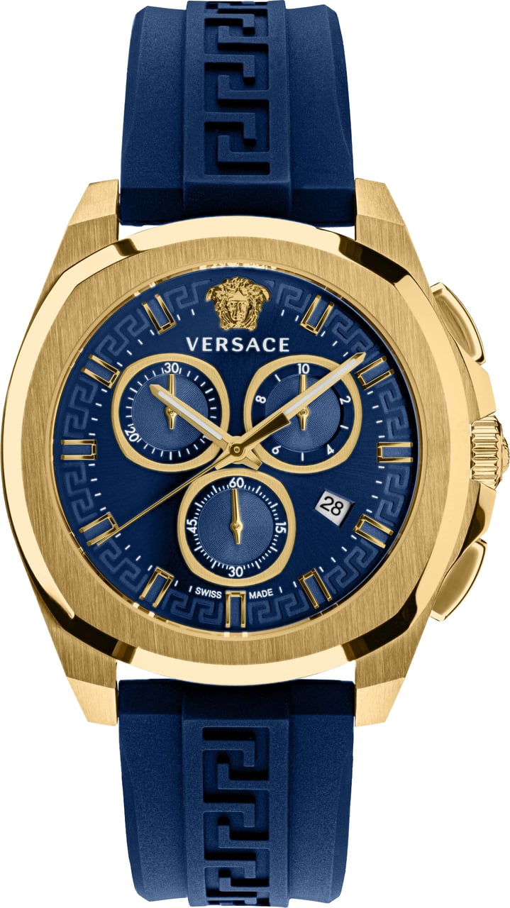 Versace VE7CA0323 Chrono Geo horloge 43 mm Blauw