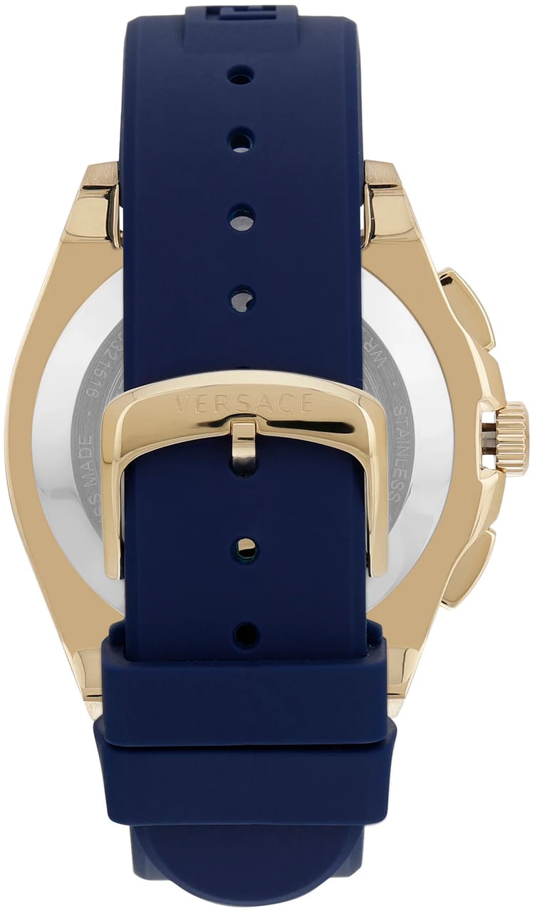 Versace VE7CA0323 Chrono Geo horloge 43 mm Blauw