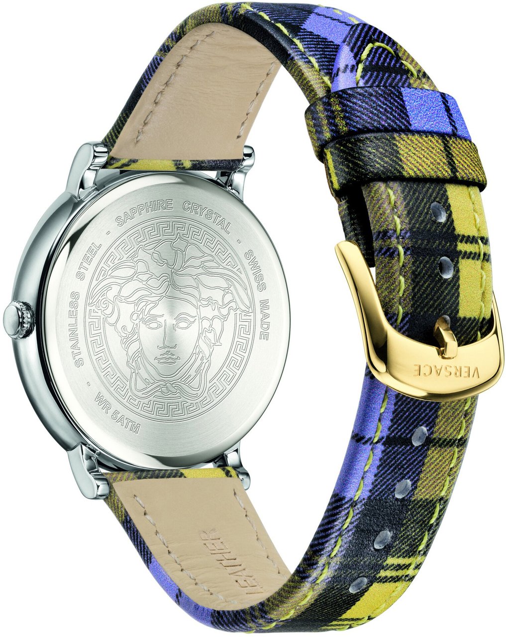 Versace VE8100118 V-Circle dameshorloge Beige