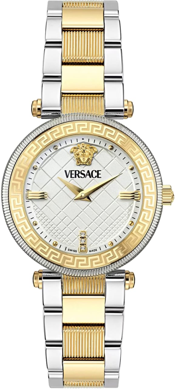Versace Reve Quartz Watch And Earrings Set Zilver