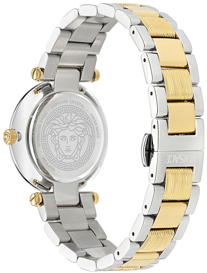 Versace Reve Quartz Watch And Earrings Set Zilver