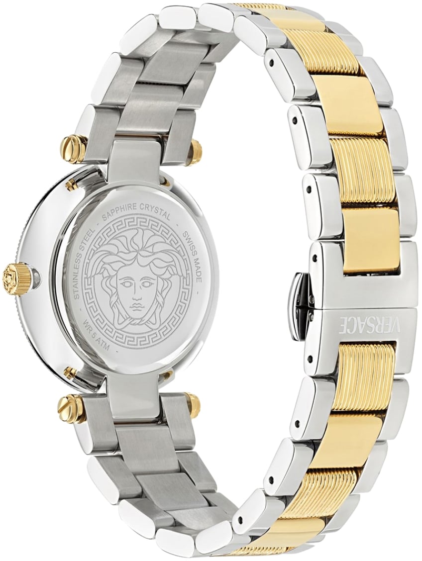Versace Reve Quartz Watch And Earrings Set Zilver