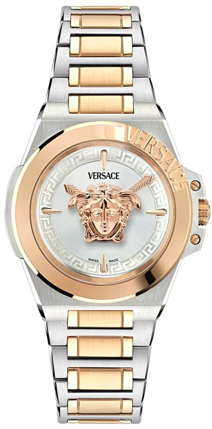 Versace VE8D00424 Hera dameshorloge 37 mm Zilver