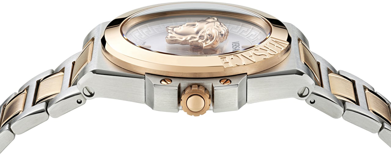 Versace VE8D00424 Hera dameshorloge 37 mm Zilver