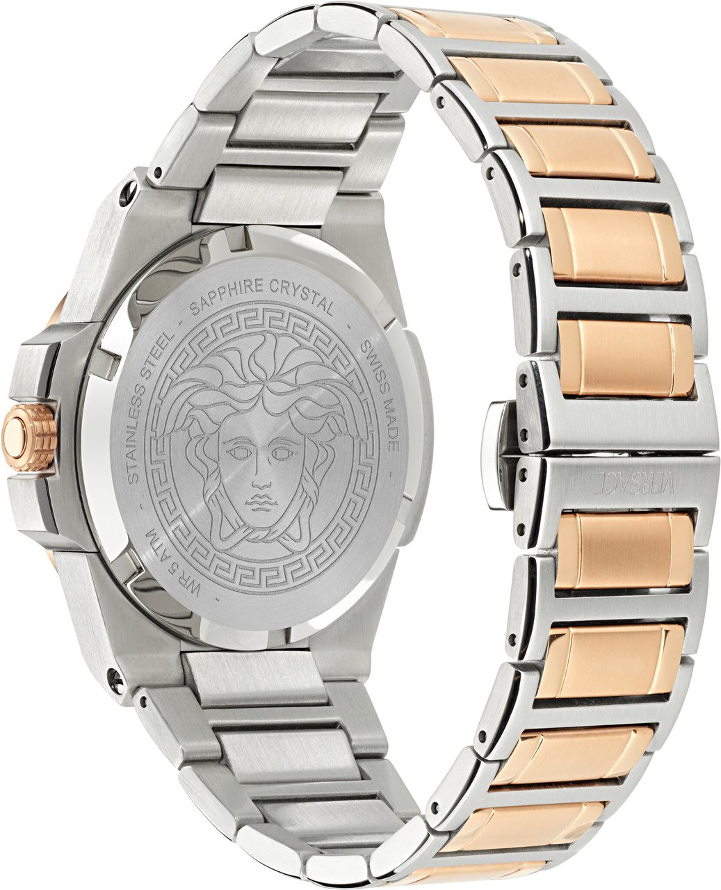 Versace VE8D00424 Hera dameshorloge 37 mm Zilver