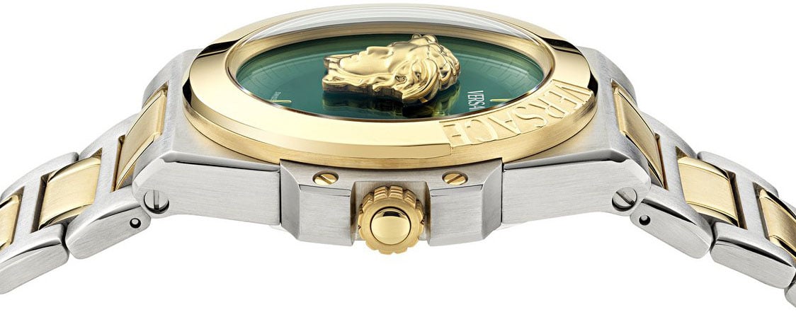 Versace VE8D00524 Hera dameshorloge 37 mm Zwart