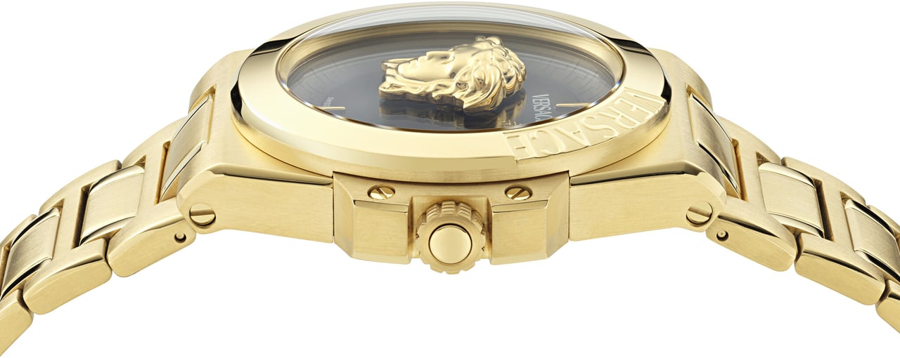 Versace VE8D00624 Hera dameshorloge 37 mm Zwart