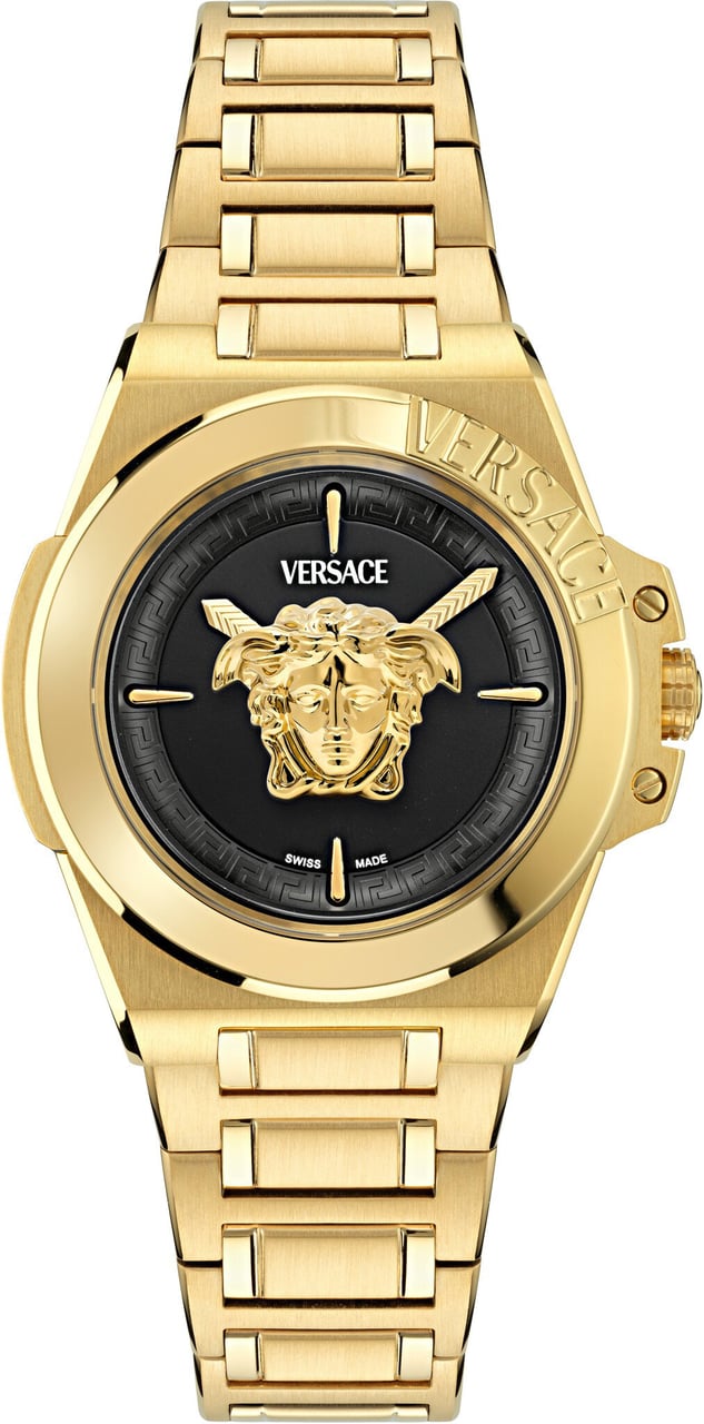 Versace VE8D00624 Hera dameshorloge 37 mm Zwart
