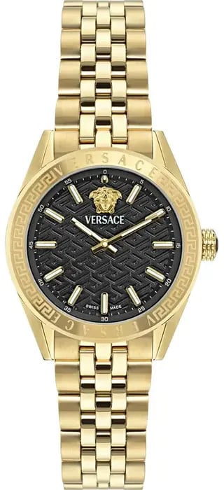 Versace VE8I00724 V-Code dames horloge 36 mm Zwart