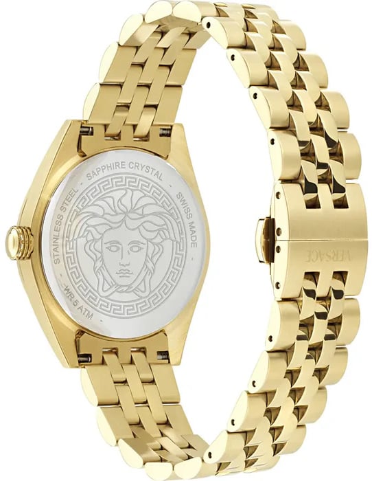 Versace VE8I00724 V-Code dames horloge 36 mm Zwart