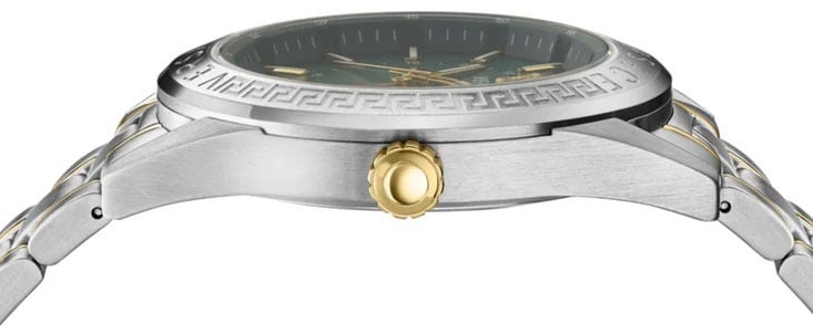 Versace VEAFA0524 V-Code GMT horloge 42 mm Groen